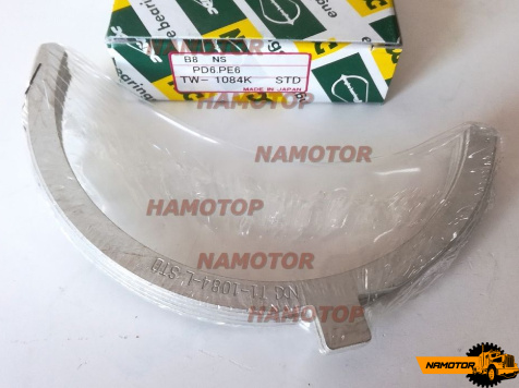 Вкладыш упорный NISSAN PD6, PE6. TW-1084, T3307K1, T076H, 12280-96025, 12280-96027, 12280-96000, 12280-96004 STD  NDC
